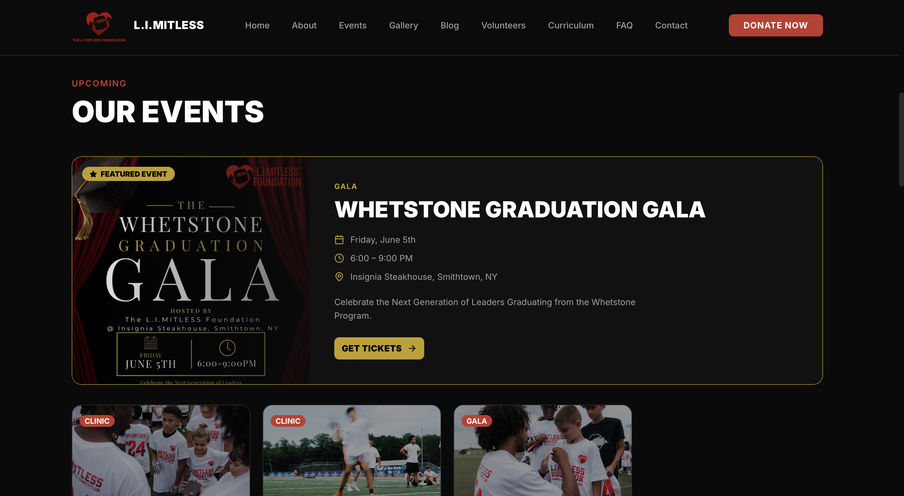 The L.I.MITLESS Foundation screenshot 1